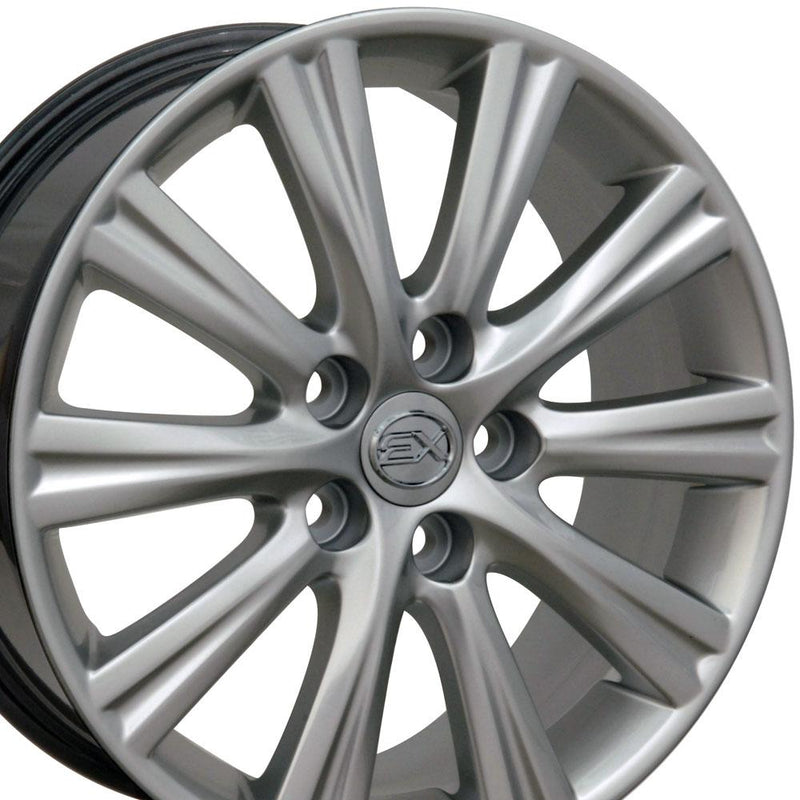 OE Wheels 17-inch Replica Wheel LX43 for Lexus ES350 - Hyper Silver Finish
