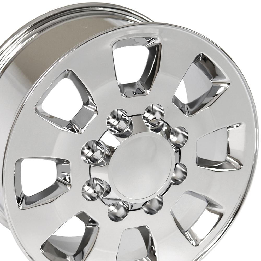 OE Wheels 18 - Inch Replica CV75A Chrome Wheel for GMC Sierra and More