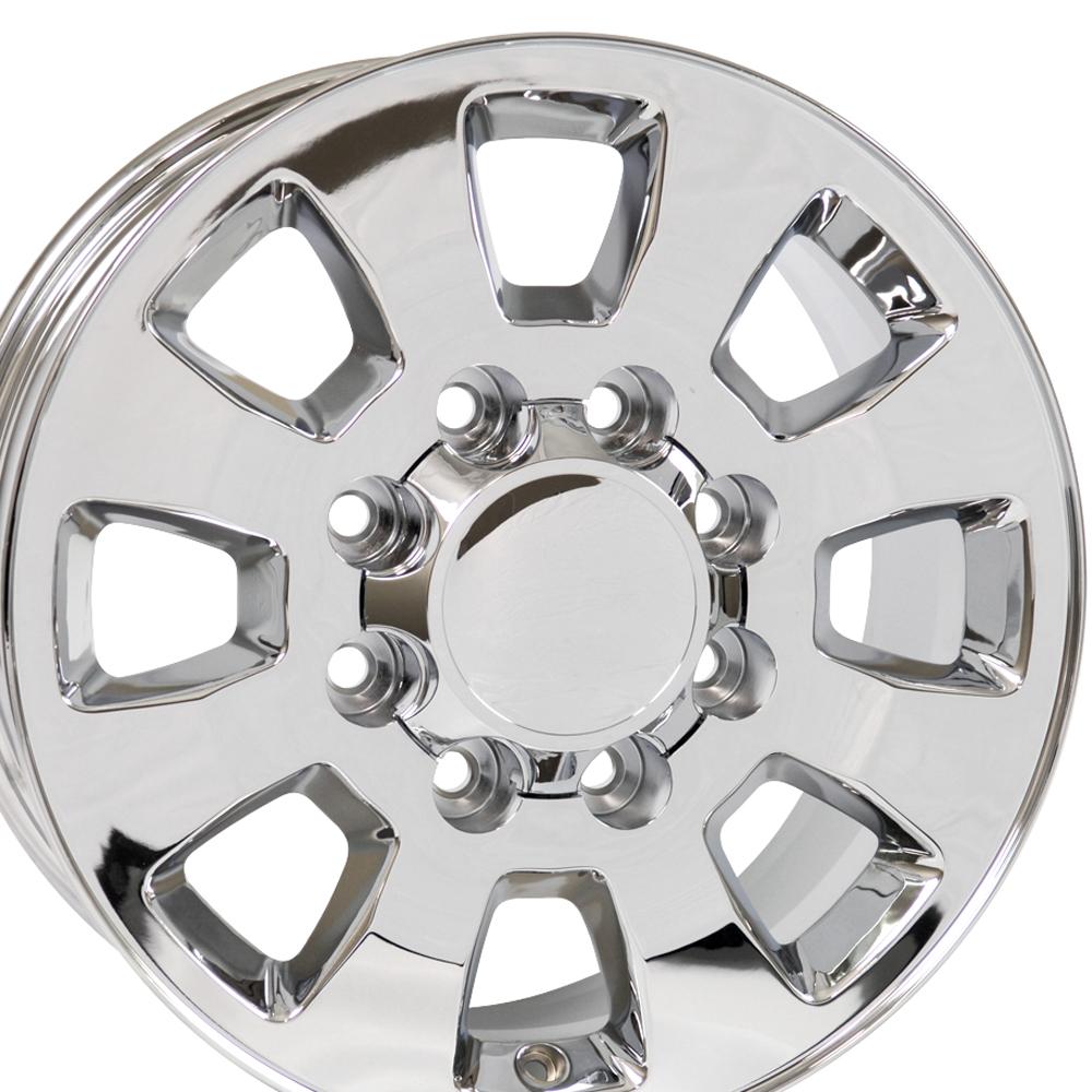 OE Wheels 18 - Inch Replica CV75A Chrome Wheel for GMC Sierra and More
