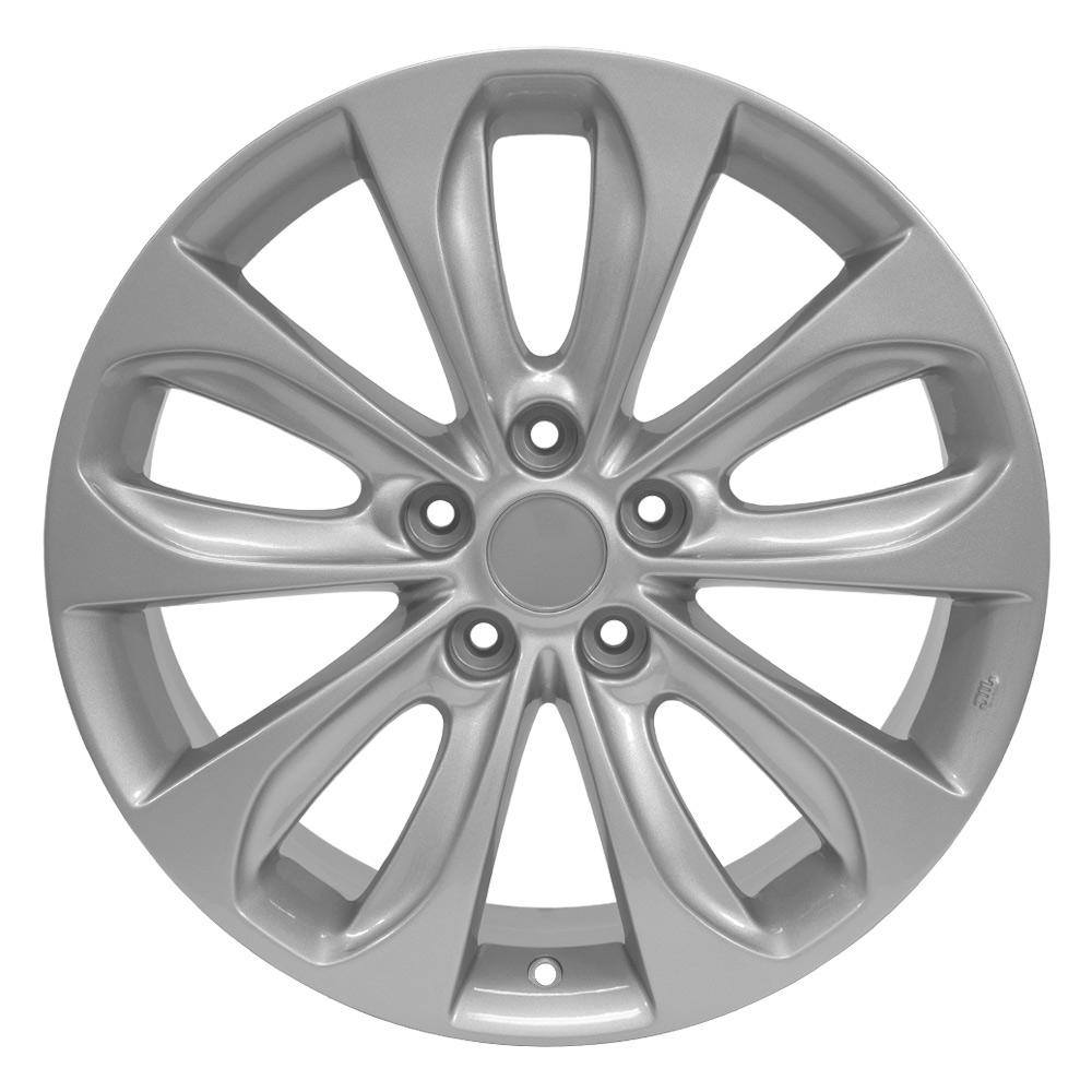 OE Wheels 18 - Inch Replica Hyundai Hy02 Silver Alloy Wheel for Hyundai and Select Models