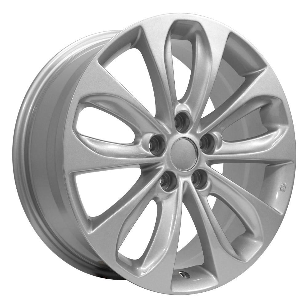 OE Wheels 18 - Inch Replica Hyundai Hy02 Silver Alloy Wheel for Hyundai and Select Models