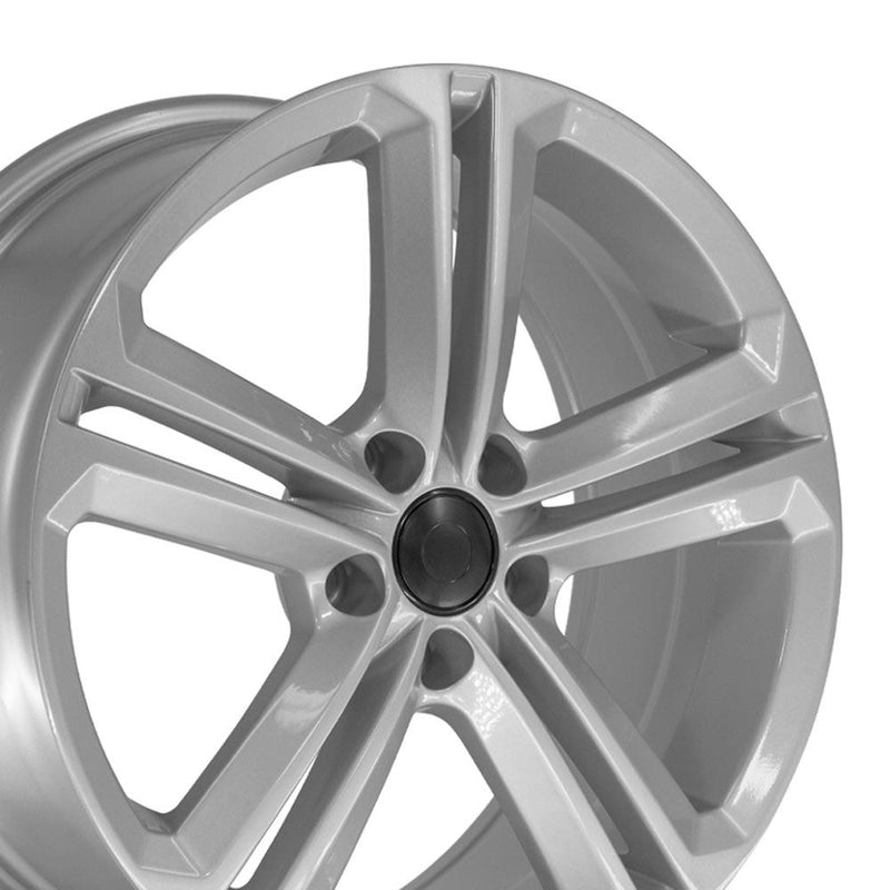 OE Wheels 18-Inch Replica VW18 Silver Fit for Volkswagen Jetta