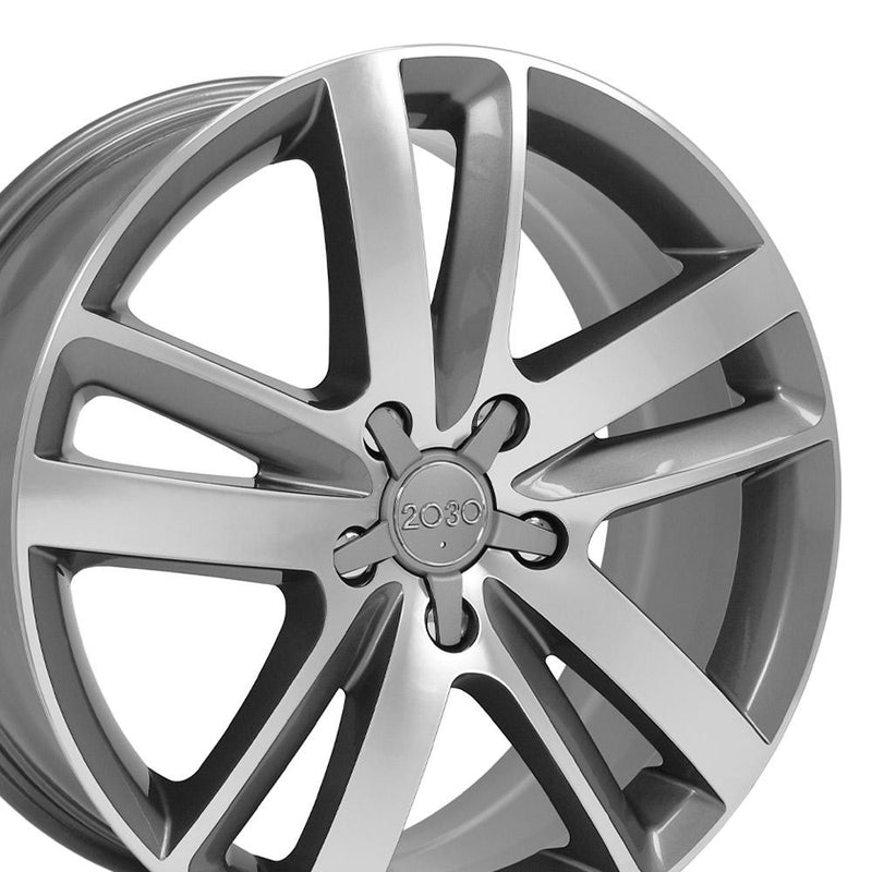 OE Wheels 20-inch Replica AU20 Machined Gunmetal for Audi Q7, Porsche Cayenne, and More