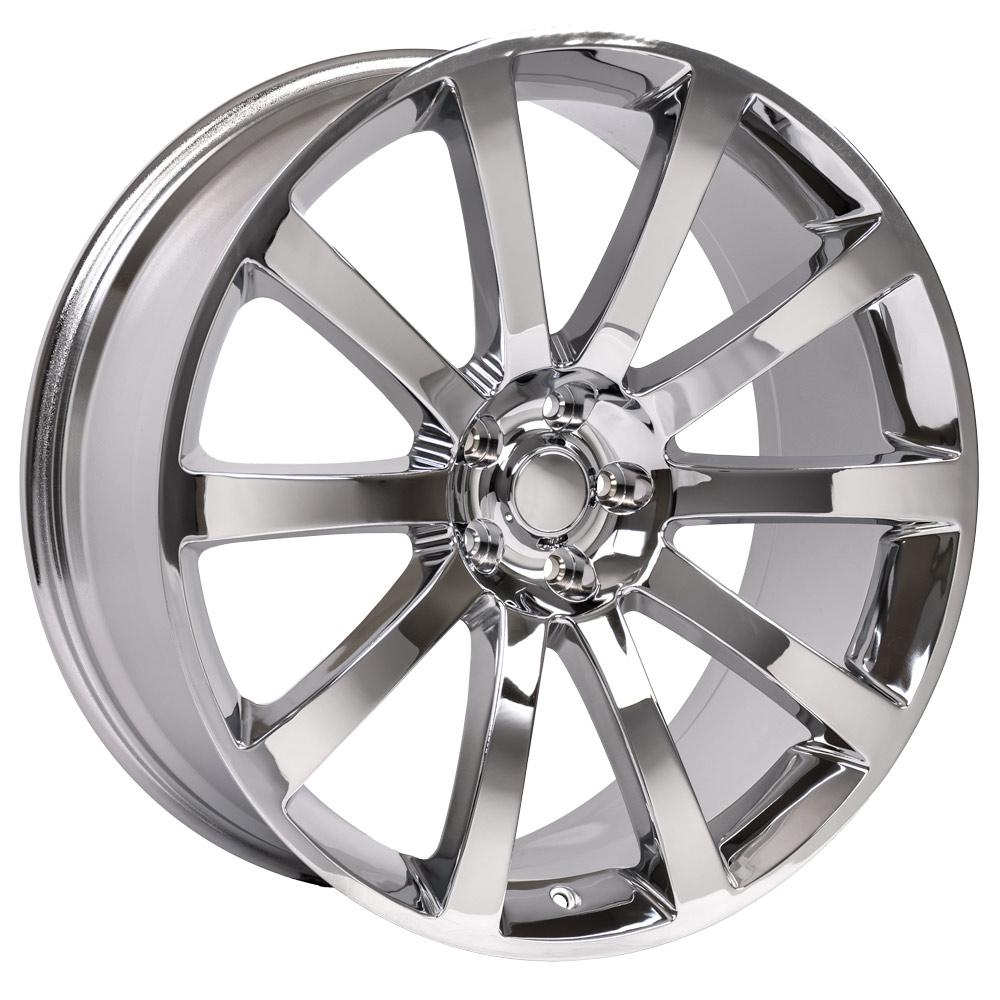 OE Wheels 20 - Inch Replica CL02 Chrome Fit for Chrysler 300, Dodge Charger, Dodge Challenger & Magnum