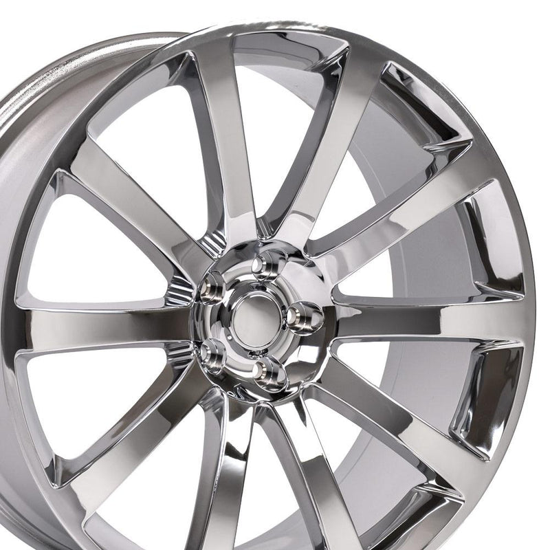 OE Wheels 20-Inch Replica CL02 Chrome Fit for Chrysler 300, Dodge Charger, Dodge Challenger & Magnum