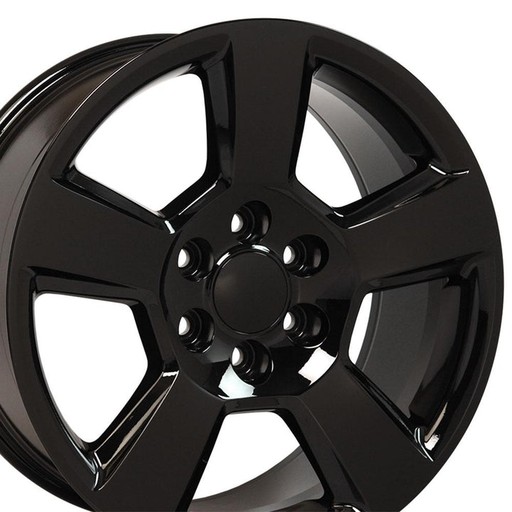 OE Wheels 20 - Inch Replica CV76 Black Gloss for Chevrolet Tahoe