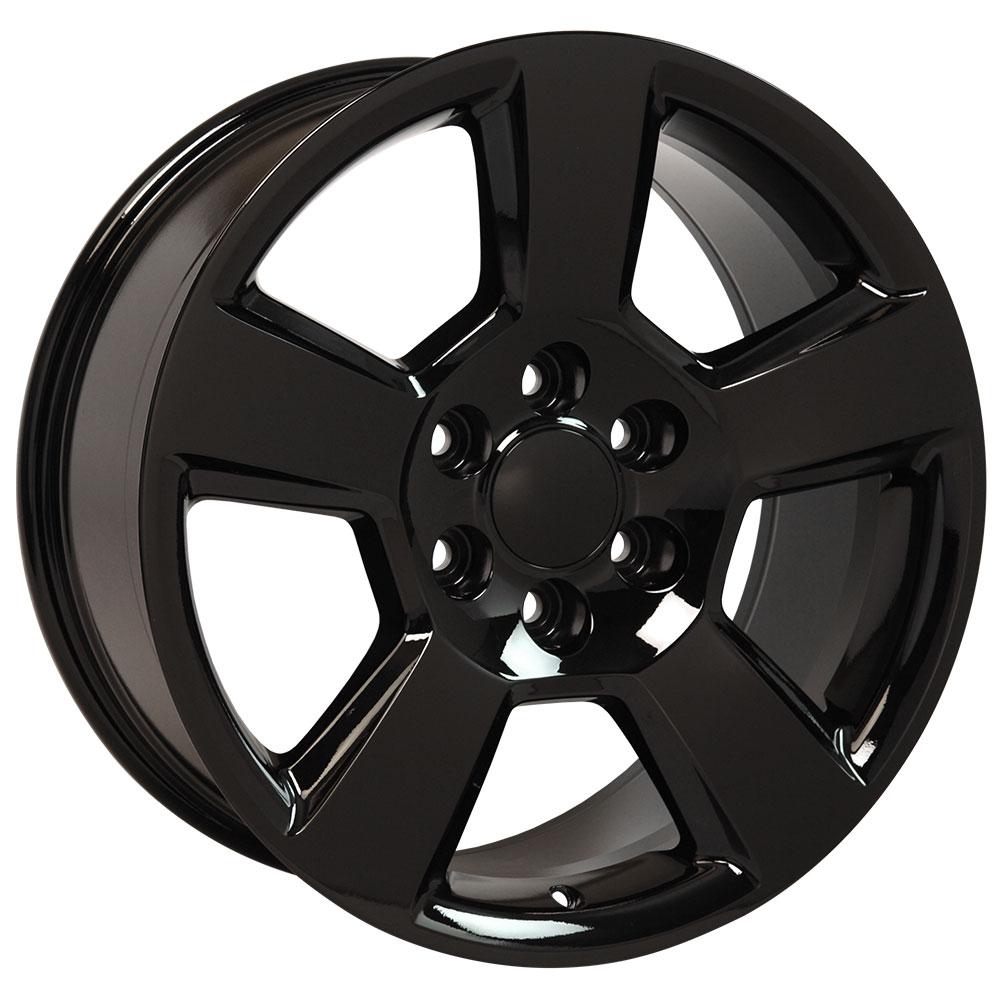 OE Wheels 20 - Inch Replica CV76 Black Gloss for Chevrolet Tahoe