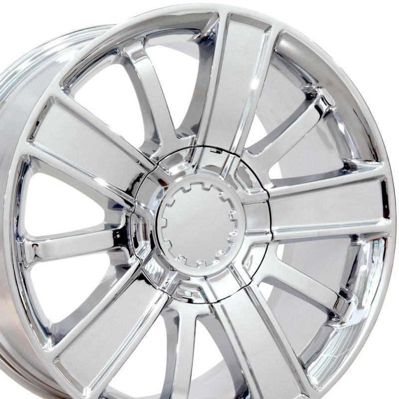 OE Wheels 20-Inch Replica CV77 Chrome Wheel for Chevy & GMC Trucks and SUVs