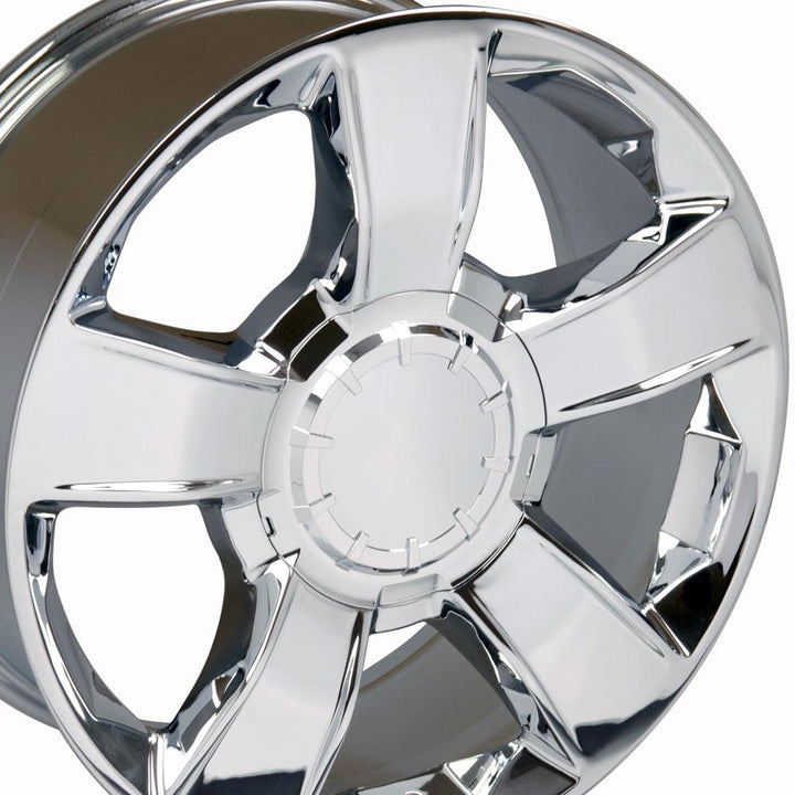 OE Wheels 20 - Inch Replica CV79 Chrome Wheel for Chevrolet and GMC Trucks
