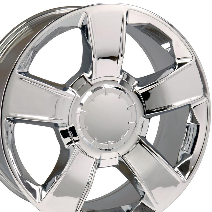 OE Wheels 20 - Inch Replica CV79 Chrome Wheel for Chevrolet and GMC Trucks