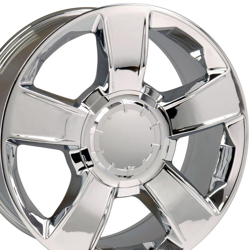 OE Wheels 20-Inch Replica CV79 Chrome Wheel for Chevrolet and GMC Trucks