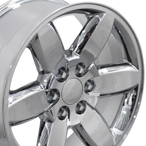 OE Wheels 20 - Inch Replica CV94 Chrome Wheel for Chevrolet Silverado and More