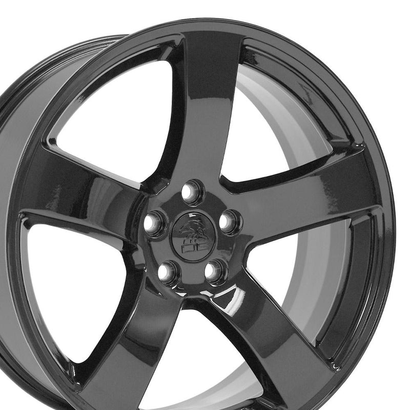 OE Wheels 20-Inch Replica DG12 Black Gloss for Dodge Charger SRT & Challenger