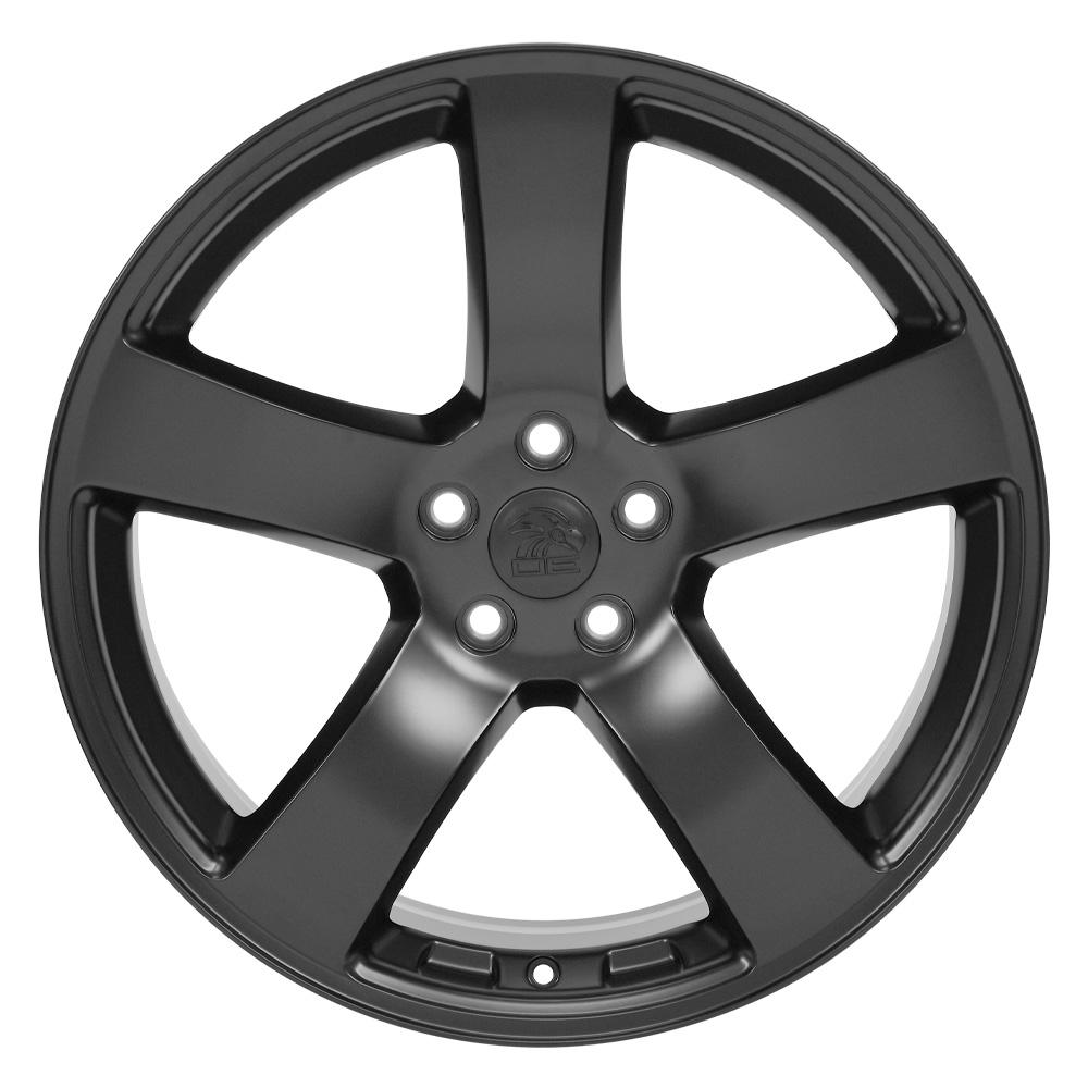 OE Wheels 20 - Inch Replica DG12 Satin Black Fit for Dodge Charger SRT8 and Challenger SRT8