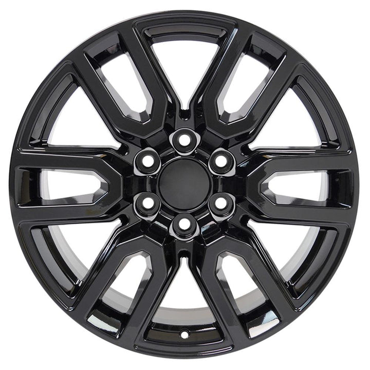 OE Wheels 20" Replica CV36 Black Gloss for GMC Sierra and More