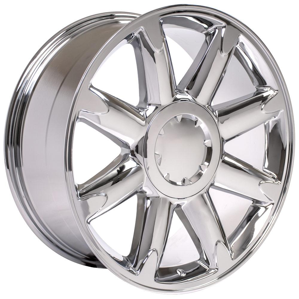 OE Wheels 20" Replica CV85 Chrome Wheels for GMC Sierra and More