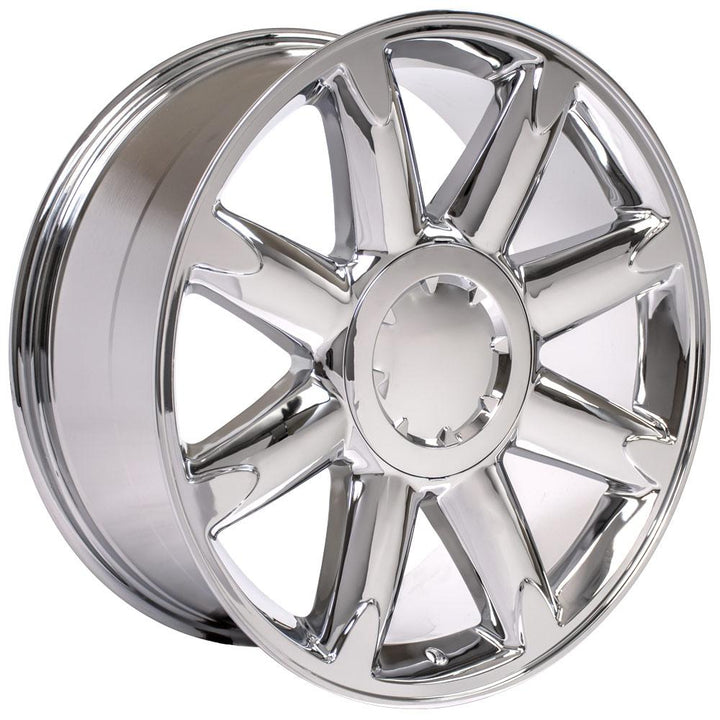 OE Wheels 20" Replica CV85 Chrome Wheels for GMC Sierra and More