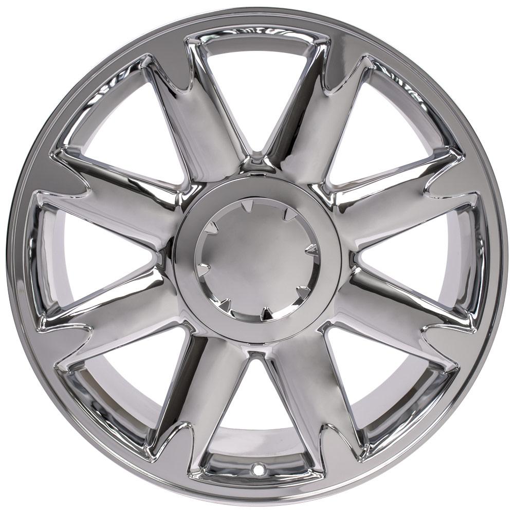 OE Wheels 20" Replica CV85 Chrome Wheels for GMC Sierra and More