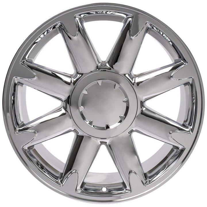 OE Wheels 20" Replica CV85 Chrome Wheels for GMC Sierra and More