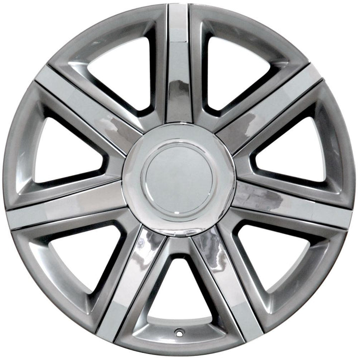 OE Wheels 22 - Inch Replica CA87 Hyper Silver Fit for Cadillac Escalade and More