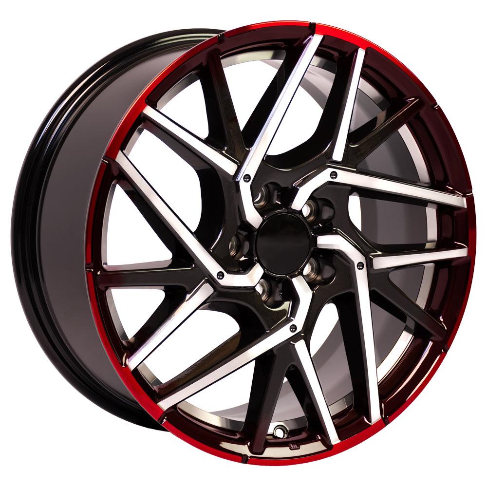 OE Wheels HD06 18 - Inch Replica Wheel for Honda Civic Hatchback – Machined Gunmetal Finish