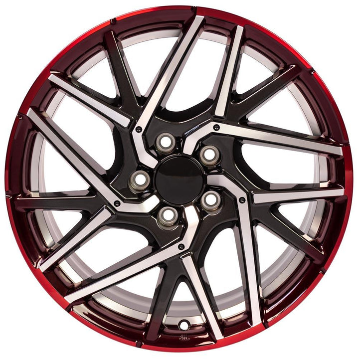 OE Wheels HD06 18 - Inch Replica Wheel for Honda Civic Hatchback – Machined Gunmetal Finish