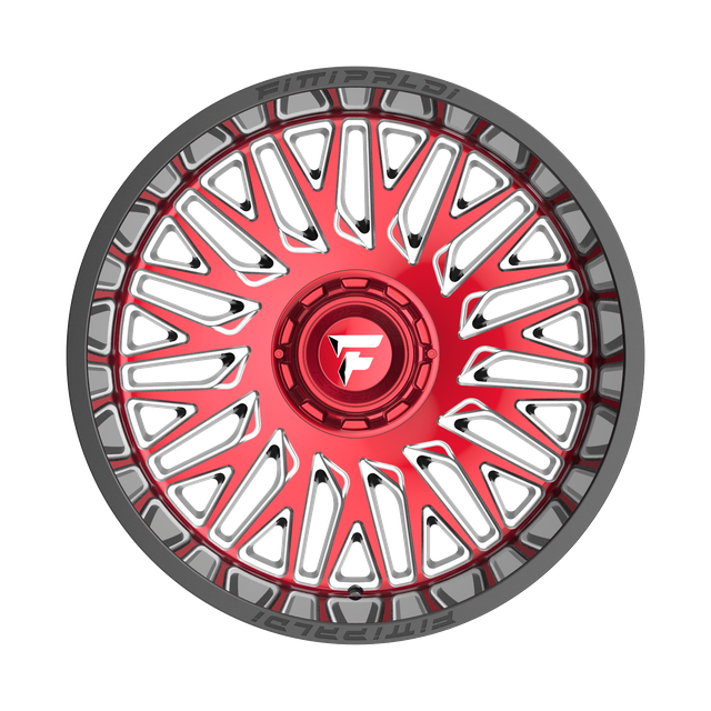 FITTIPALDI OFFROAD FA07MBRM Wheel | Machined Black Red Milled