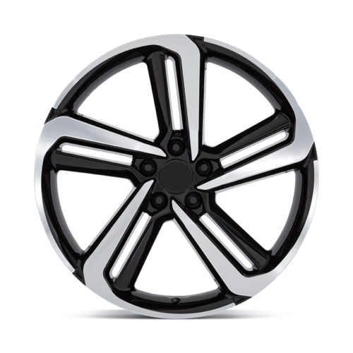Performance Replicas PR216 20x8.5 Inch Gloss Black Machined Wheel with 5x114.3 Bolt Pattern and +45 Offset