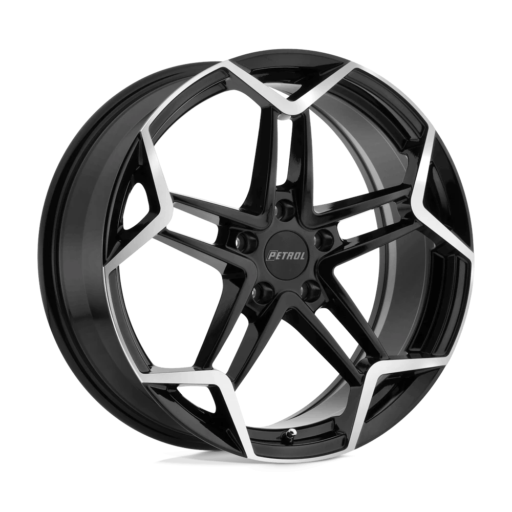 Petrol P1A Wheel | Gloss Black W/ Machined Cut Face