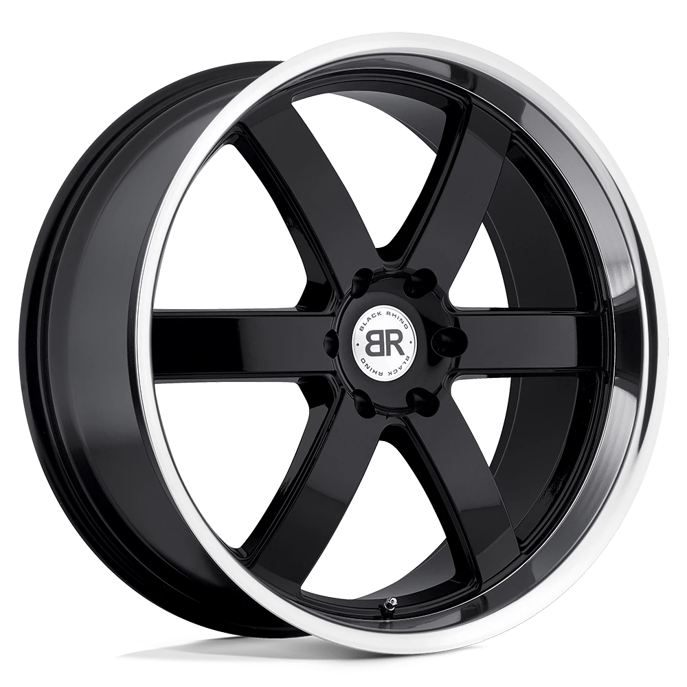 Black Rhino PONDORA Wheel | Gloss Black W/ Machine Ring