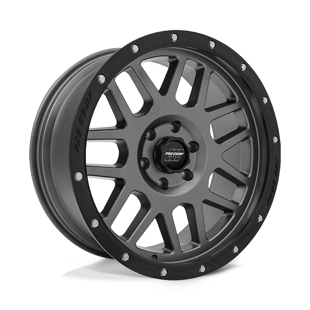 Pro Comp PA40 VERTIGO Wheel | Dark Gray W/ Black Lip