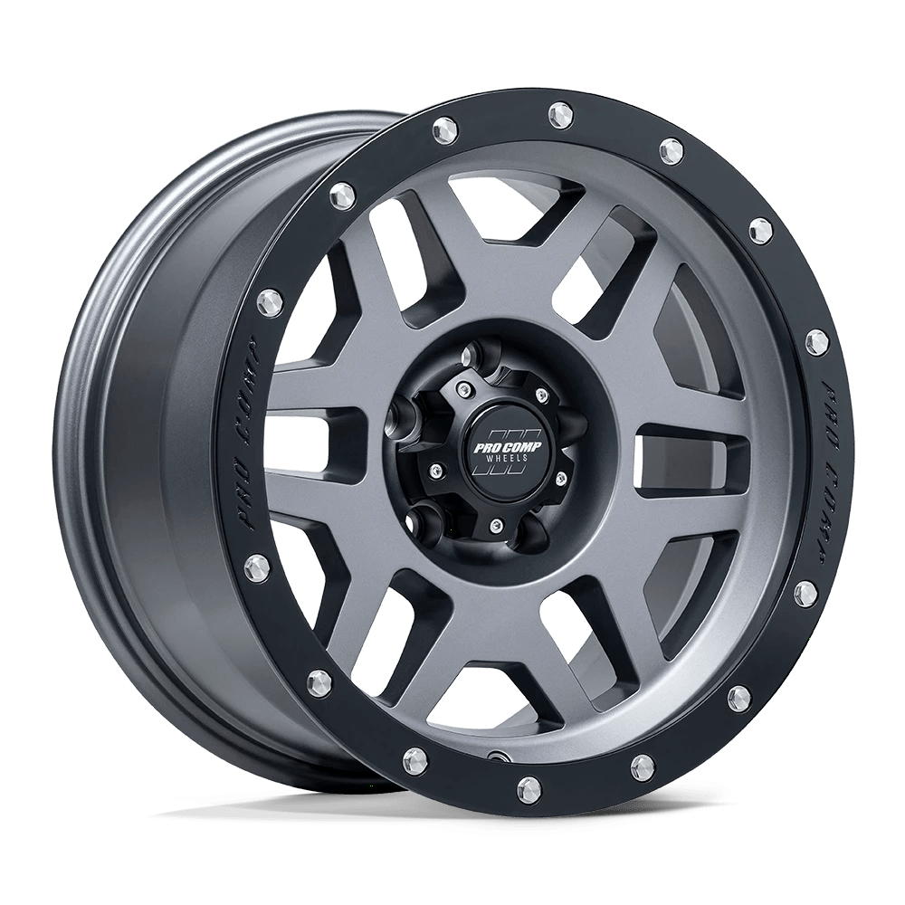 Pro Comp PA41 PHASER Wheel | Matte Graphite W/ Black Lip