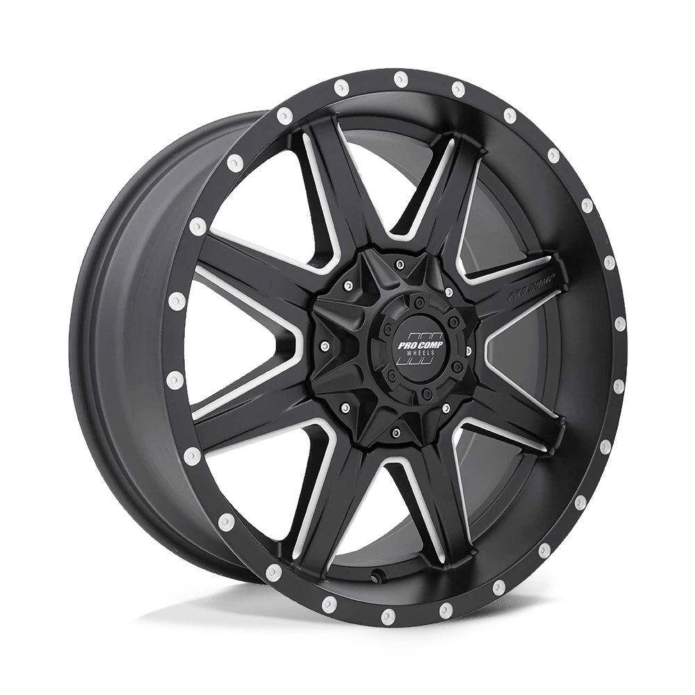 Pro Comp PA48 QUICK 8 Wheel | Satin Black Milled
