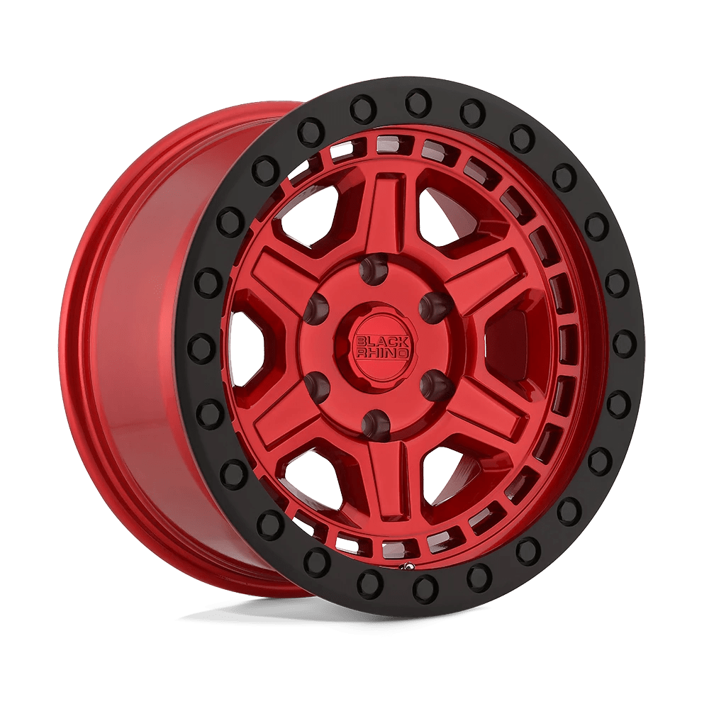 Black Rhino RENO Wheel | Candy Red W/ Black Ring & Bolts