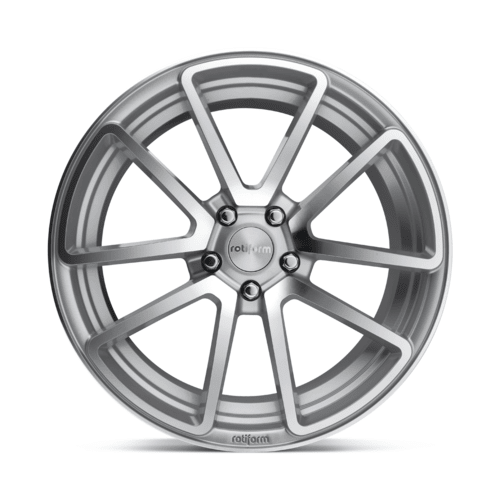 Rotiform R120 SPF 18x8.5 Inch Alloy Wheel with Gloss Silver Machined Finish and 5x114.3 Bolt Pattern