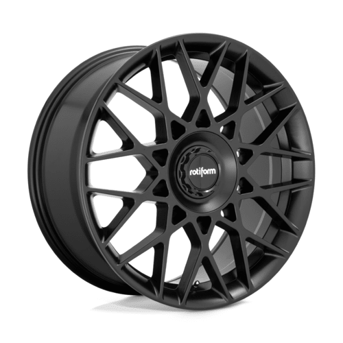 Rotiform R165 BLQ-C 19x8.5 Matte Black Wheel with 5x112 Bolt Pattern and 66.56mm Center Bore