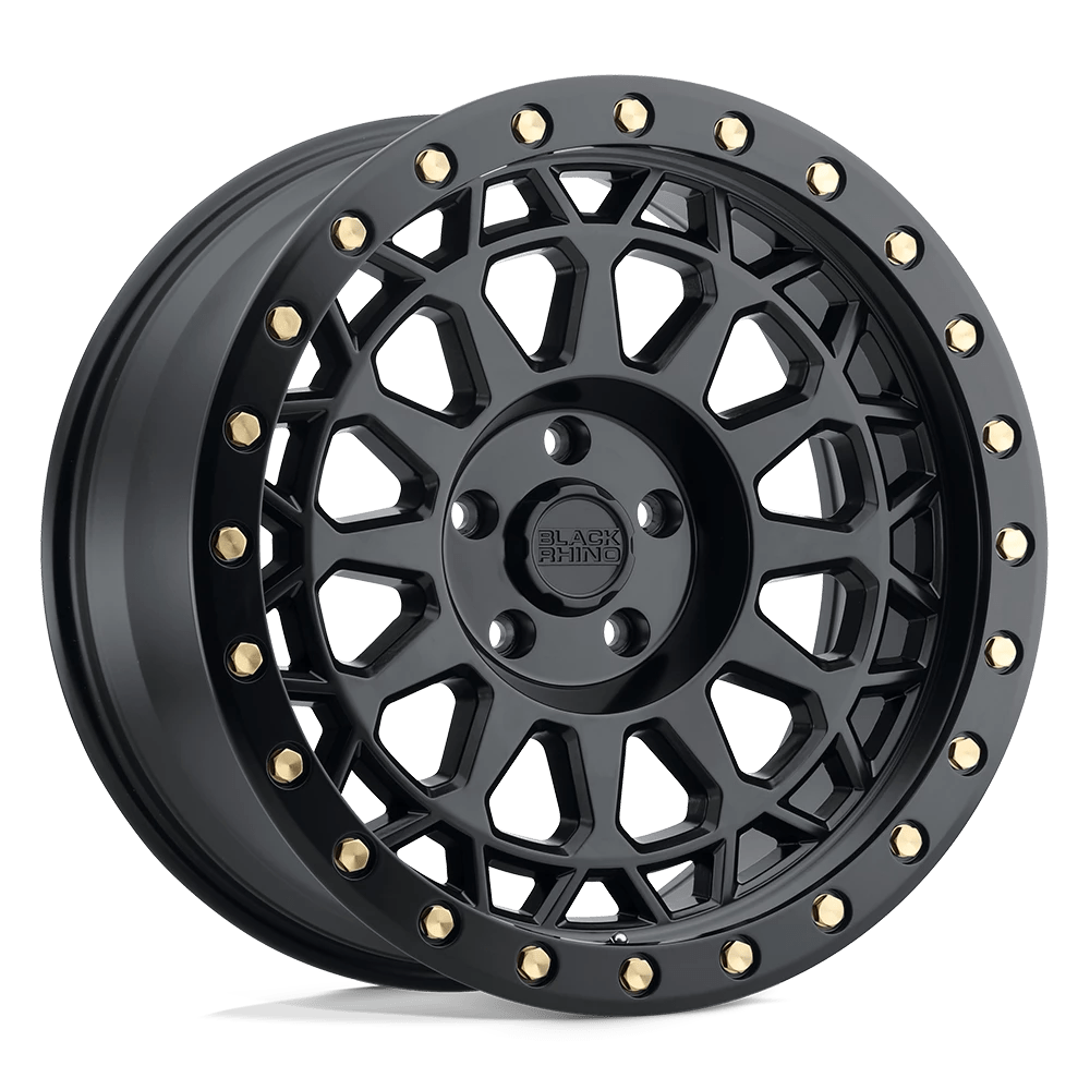 Black Rhino PRIMM Wheel | Matte Black W/ Brass Bolts