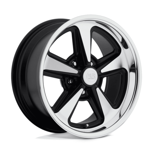 US Mag 1PC U109 Bandit 18x9 Matte Black Machined Wheel with 5x120.65 Bolt Pattern and +8 Offset