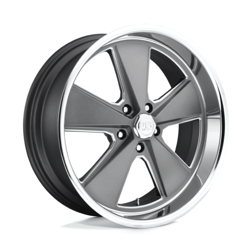 US Mag 1PC U120 Roadster 20x10.5 Inch Matte Gun Metal Machined Wheel with 5x127 Bolt Pattern