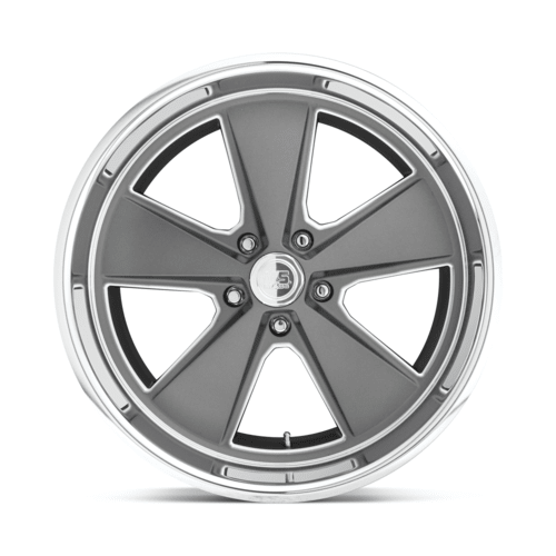 US Mag 1PC U120 Roadster 20x10.5 Inch Matte Gun Metal Machined Wheel with 5x127 Bolt Pattern